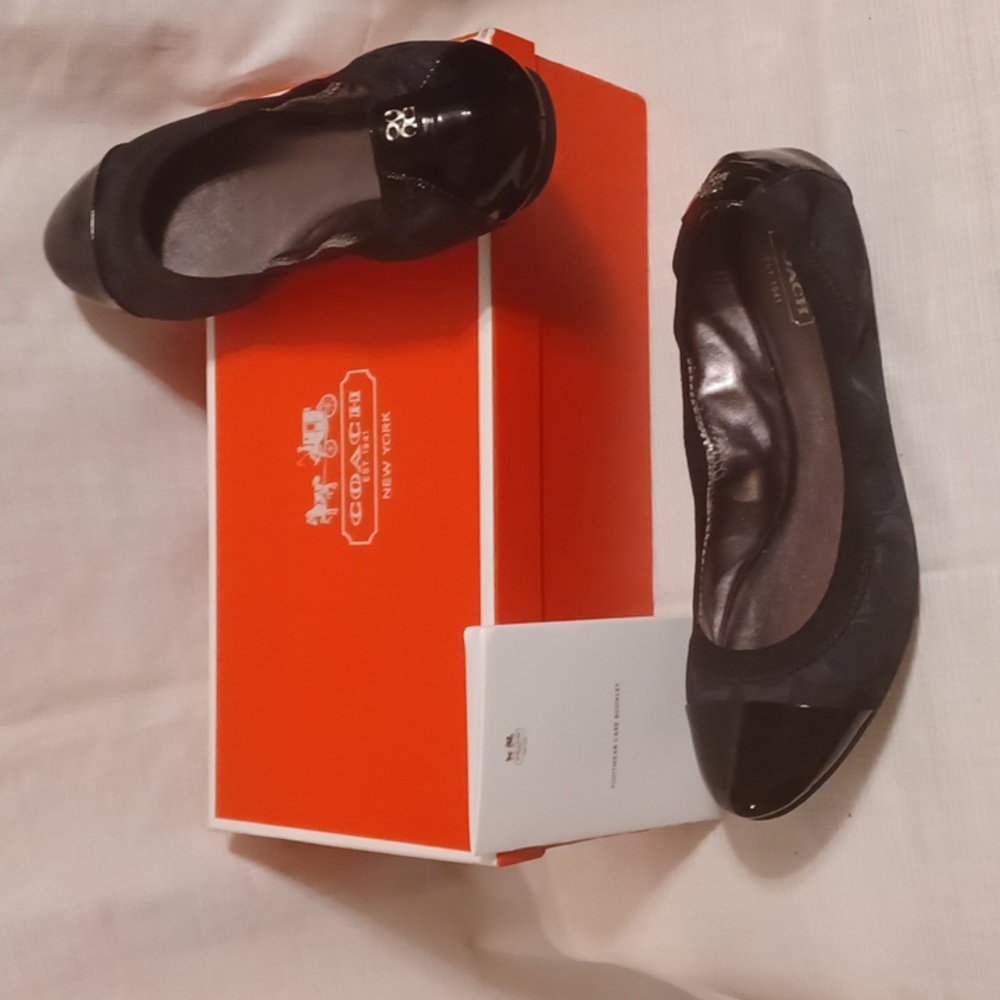 Coach Dalia Sig/Patent size 8.5